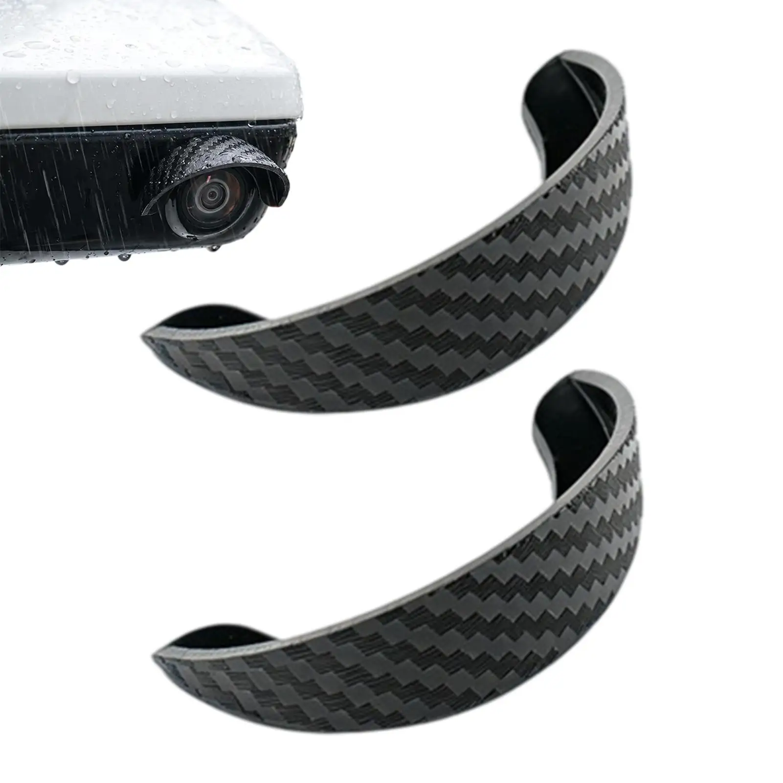 2pcs Backup Camera Rain Cover Waterproof Reverse Camera Shield Dustproof Protector for Car Truck SUV Driving Offroad Parking ﻿