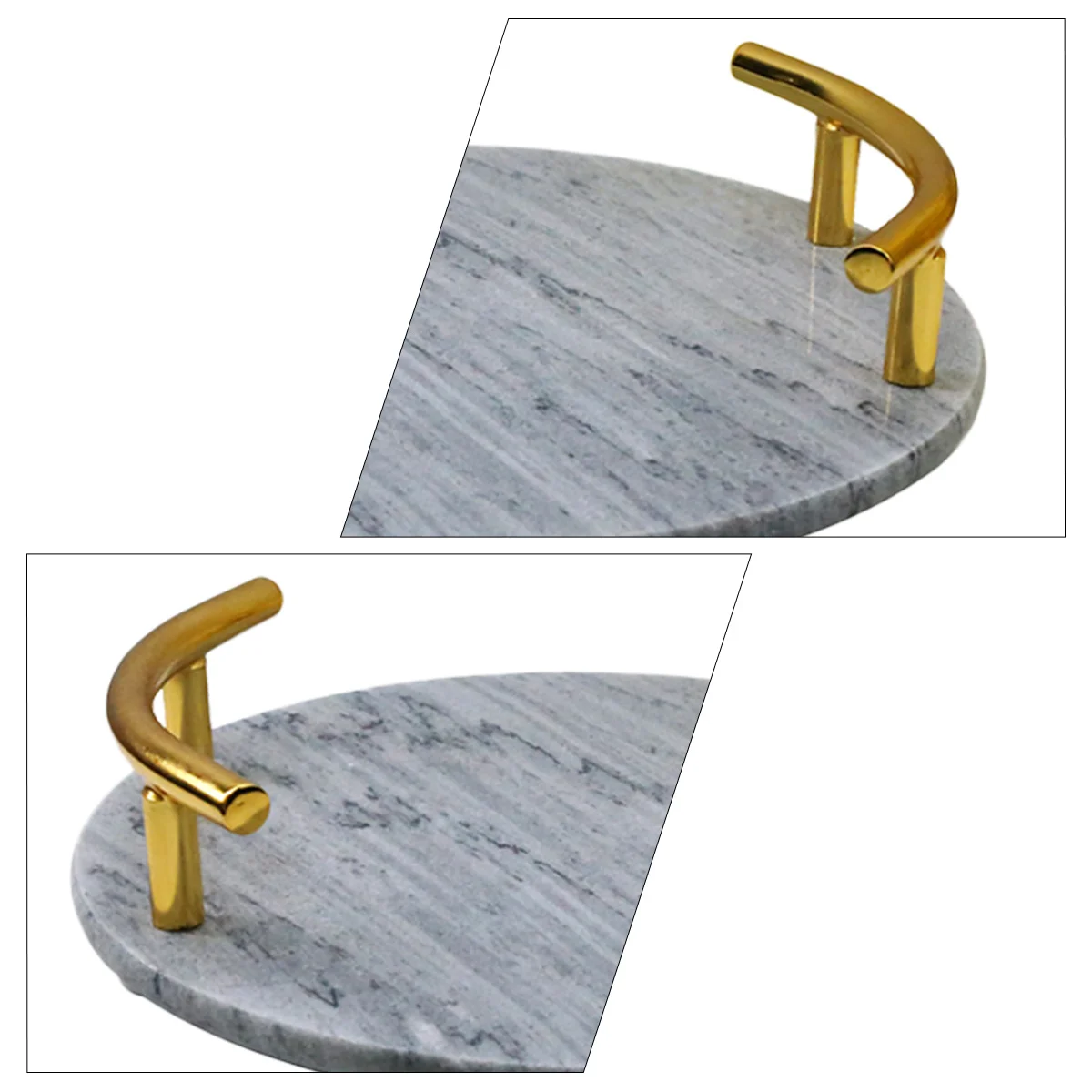 

Fashion Marble Cake Display Tray Smooth Stone Cupcake Dessert Party Plate Luxury Marble Tray Cake Display Plate