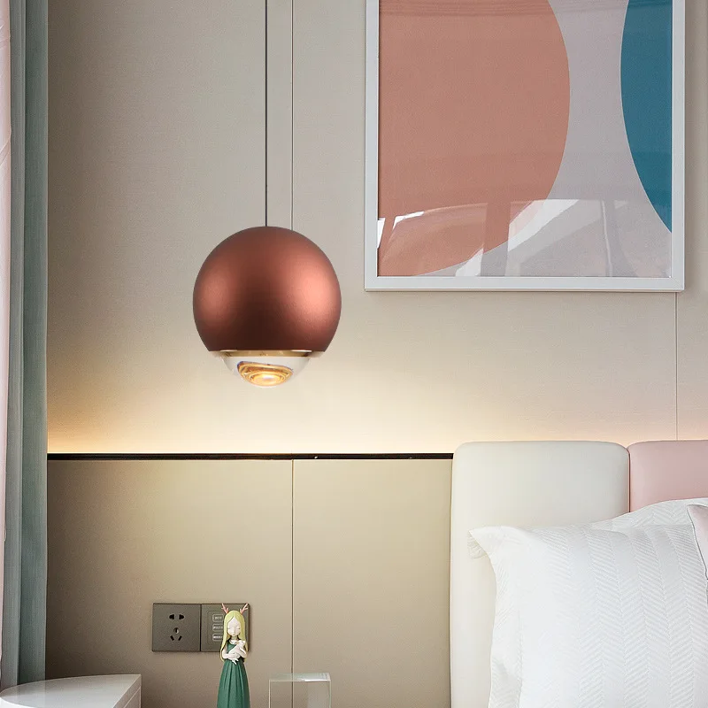 Modern LED Ball Pendant Light Art Decor Colorful Kitchen Bar lighting Restaurant Bedroom Children's  Lamp Suspension luminaire