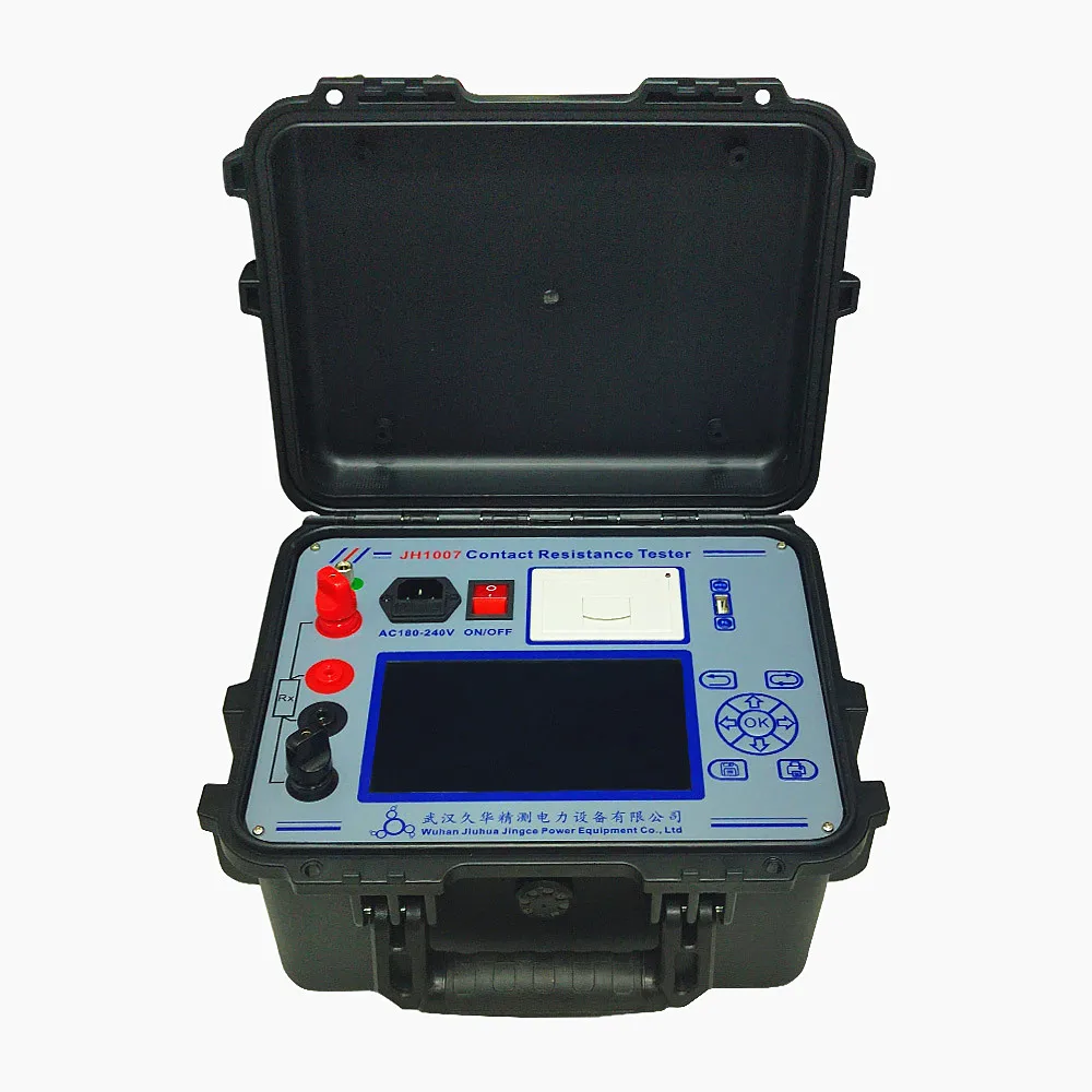 High Accuracy 10~600 Seconds Product Type Resistance Meters Micro Ohm Meter 0-50mΩ Contact Loop Resistance Tester
