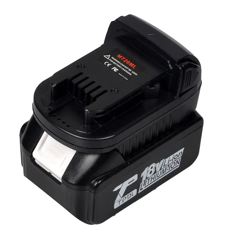 [HOT!】 MT20ML Battery Adapter Converter For 18V Li- Battery To For 18V For BL1860B/BL1860/BL1850B