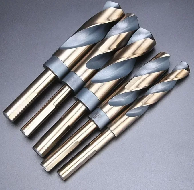 150mm HSS Twist Drill Bit Set 15/16/17mm Shank 0.39-1/2 Inch Reduced Shank for Stainless Steel Drilling