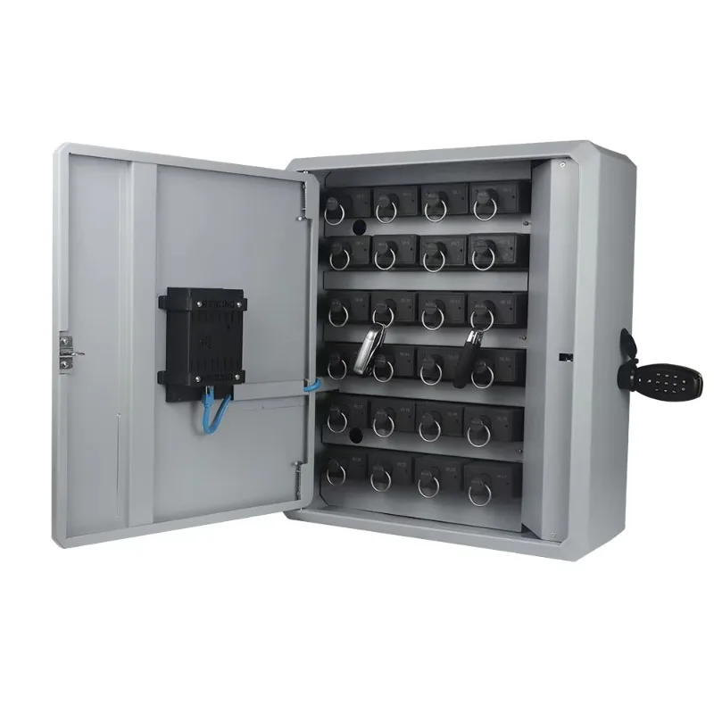 خزانة صندوق أمان للتخزين بمفتاح آمن من الفولاذ بباب واحد مثبتة على الحائط مع قفل برمز إلكتروني