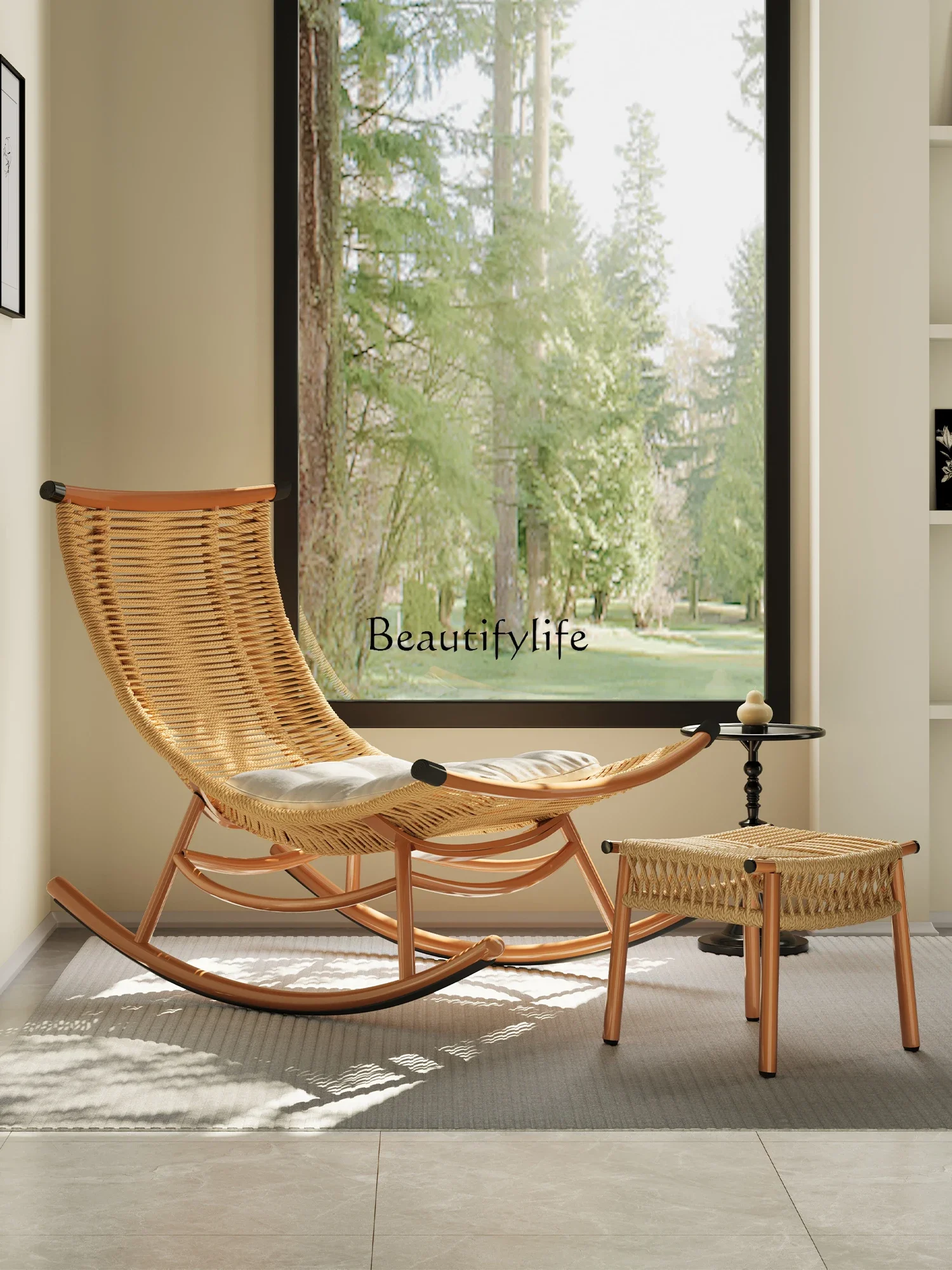 

Yj19 Rocking Chair Recliner Adult Home Balcony Leisure Lazy Chair