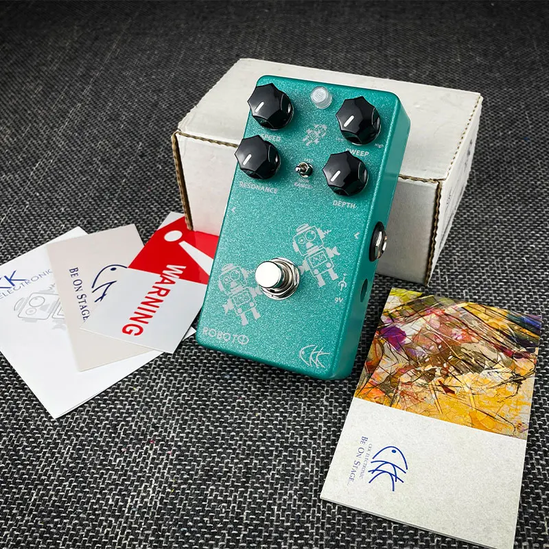 Novo instrumento de inicialização ckk robô fase mudança guitarra baixo efeito stompbox