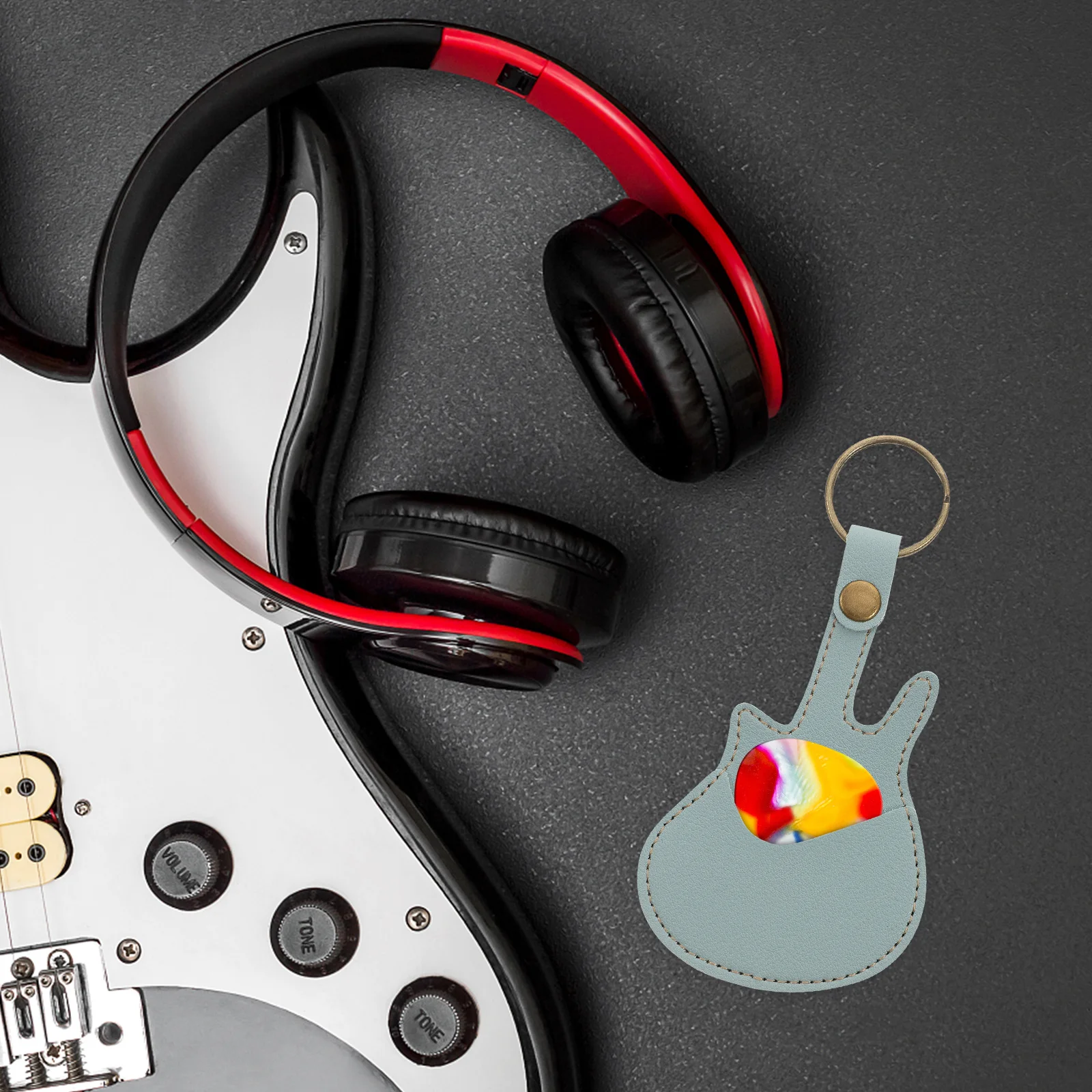 

Bag Keyring Portable Plectrum Storage Holder For Guitar Bass Guitar Plectrum Storage Bag Ukulele Instrument Accessory