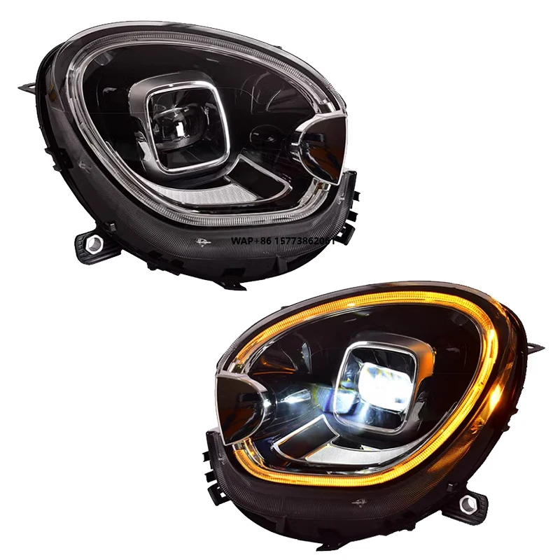 2 Pieces for MINI Cooper Countryman R60 2007 2016 Head Light Upgrade LED Front Plug and Play Headlights Car Accessories