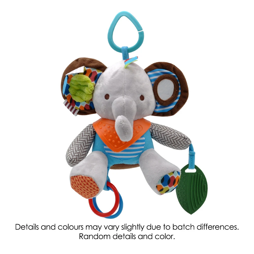 Montessori Baby Toys Kawaii Soft Plush Dolls Animal Strollers Pendant Toys for Newborn Boys Girls Toddler Birthday Gift