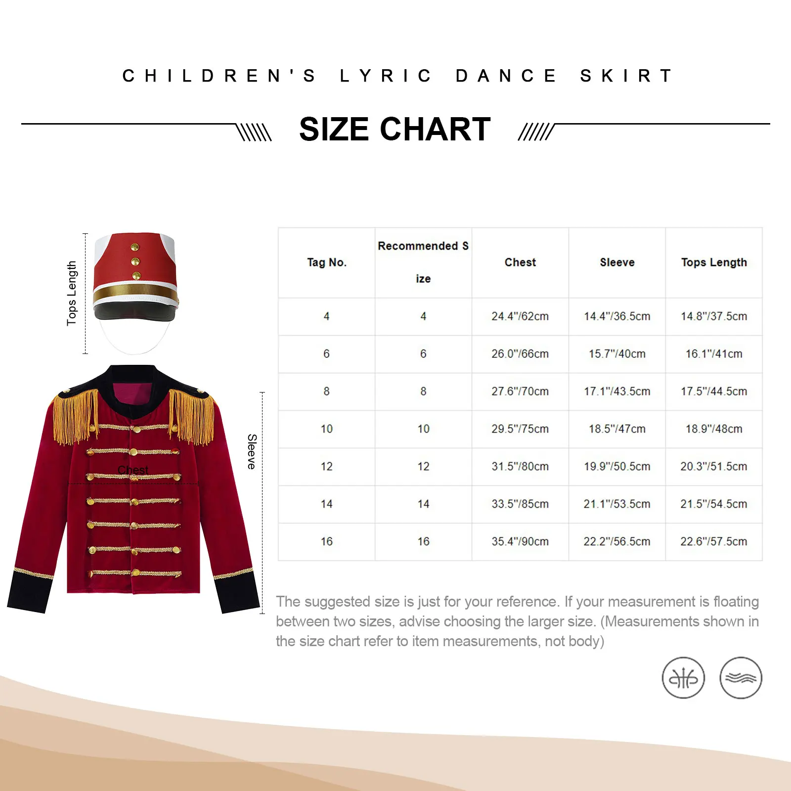 Kids Boys Circus Ringmaster Costume Tassels Braid Adorned Jacket Tops with Hat Drum Trumpet Team Honor Guard Cosplay Outfit