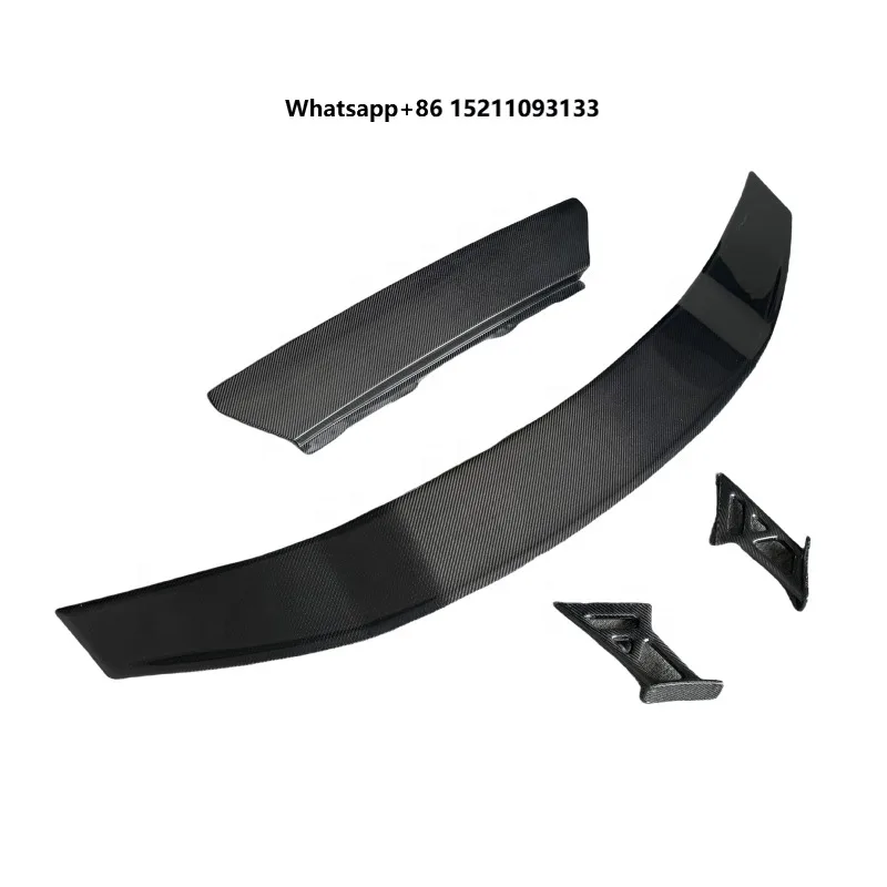 M Style Carbon Fiber Car Spoiler Rear Spoiler Wing for Lamborghini Huracan LP580 LP610 Carbon Fiber Trunk Spoiler