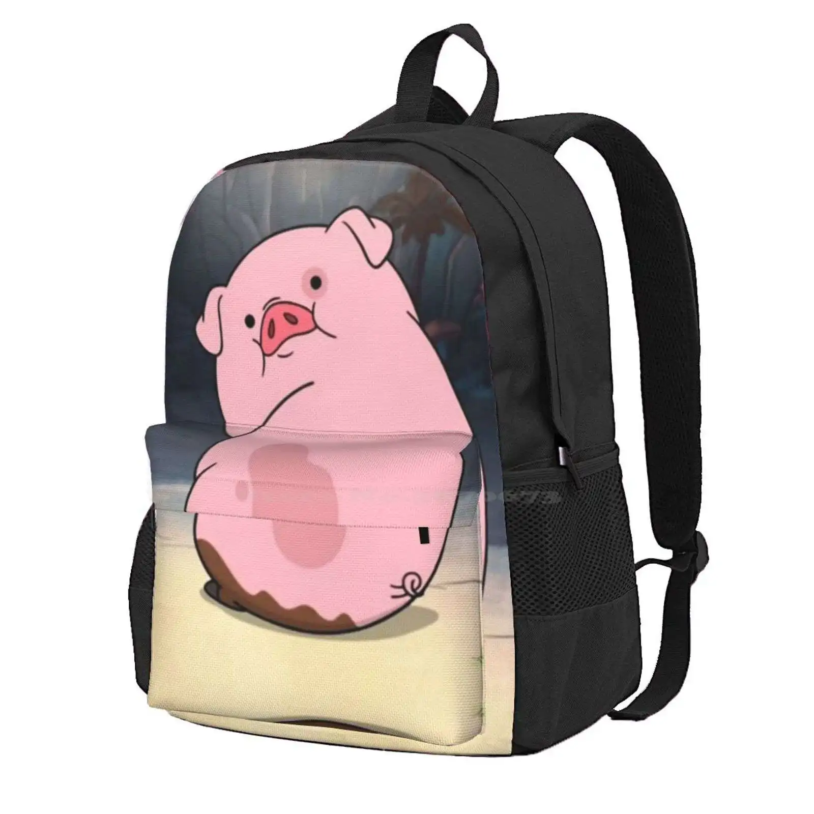 Waddles Hot Sale Schoolbag Backpack Fashion Bags Cool Hipster Nice Tumblr Girl Boy Unisex Waddles Pig