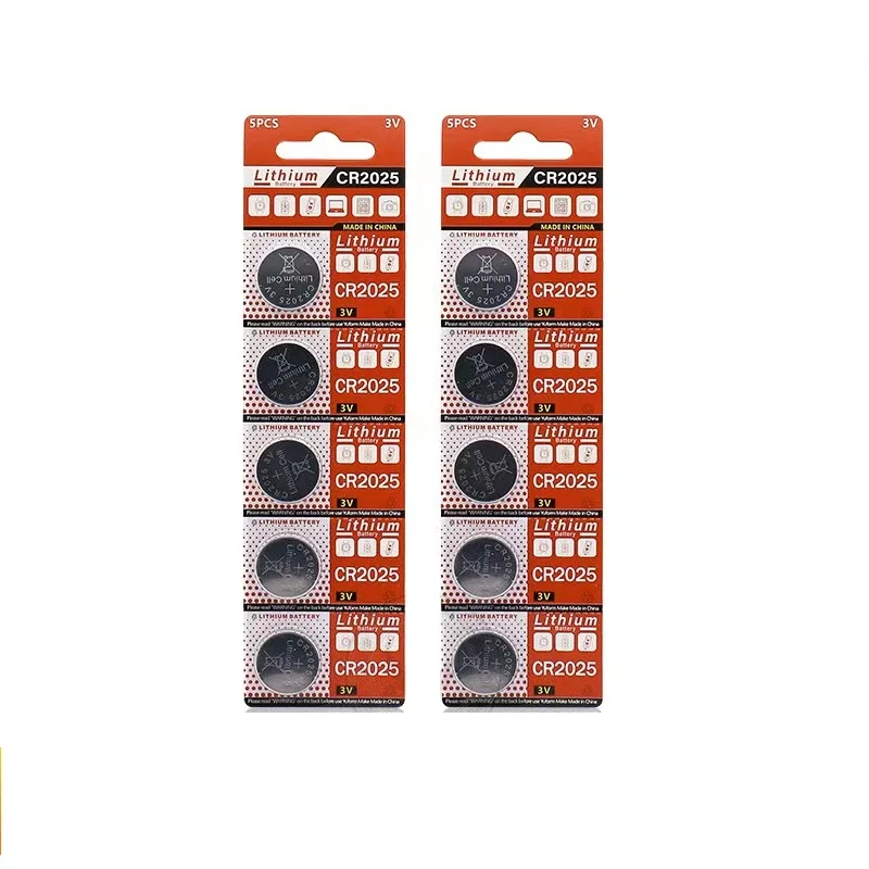 CR2025 Battery CR 2025 3V Lithium Battery DL2025 BR2025 KCR2025 For Car Remote Control Watch Button Coin Cells 5-20pcs