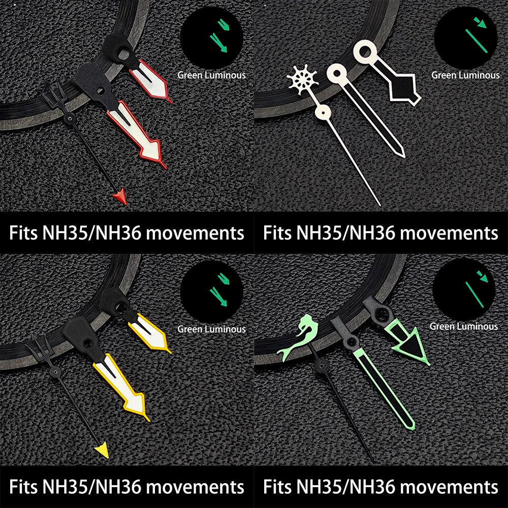 

NH35 Pointer Watch Accessories Watch Needle NH36 Hand Luminous Hand Suitable For NH35/NH36/NH38/NH70 Movement Watch Parts