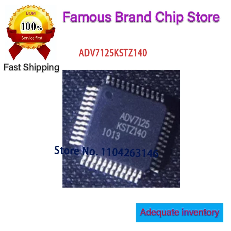 100%NEW ADV7125KSTZ140 QFP-48 R5F21246SNFP QFP-52 SC900684ABF 5PCS/LOT QFP-100 TW9900-DBTA1-GR QFP-32 TW9900-DBTA1