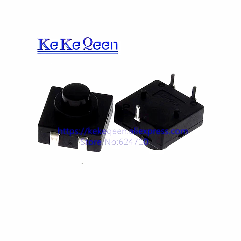 10PCS/LOT K-1212 CB1212-213BS Button Switch flashlight switch 3pins ON-ON-OFF 12*12 ultra-thin 213BS  CB1212-213