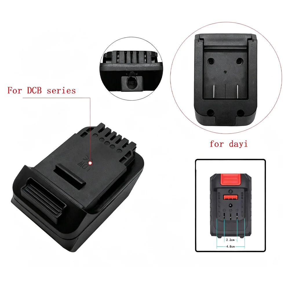 1pc Battery Adapter Converter For Li-ion Battery Converter To For BL1830 Lithium Battery 18V Power Tool Accessories