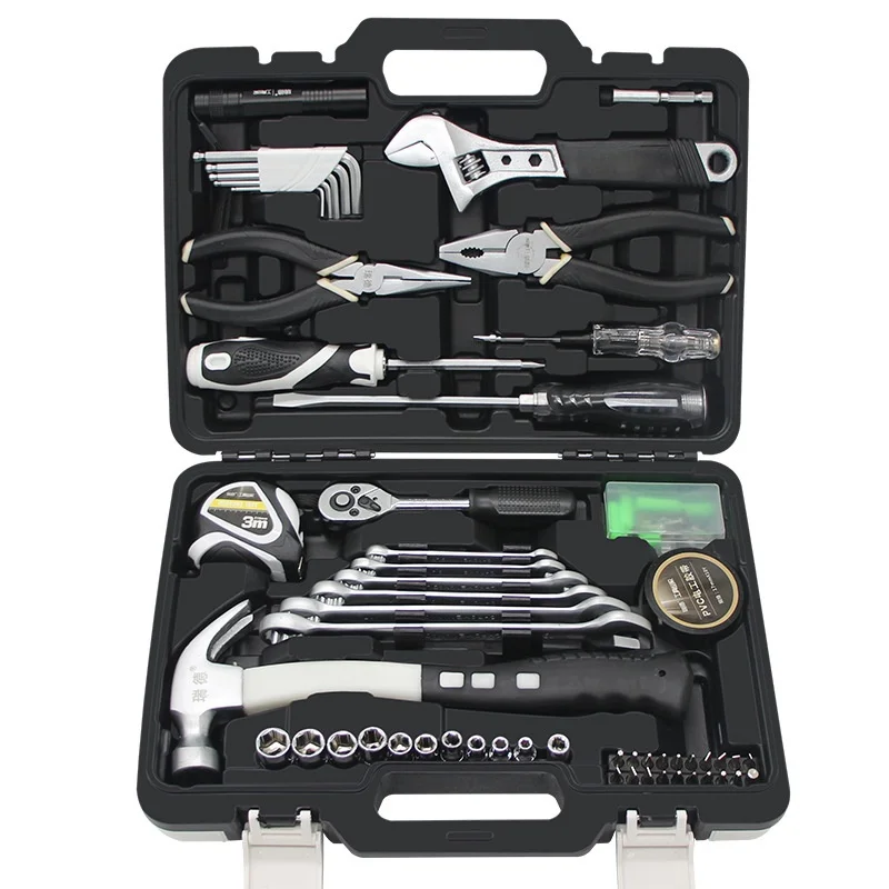 

Professional Multi-Purpose Household Tool Kit Customized OEM Pliers Claw Hammer Screwdrivers Wrench Tools Set for Home Repairing