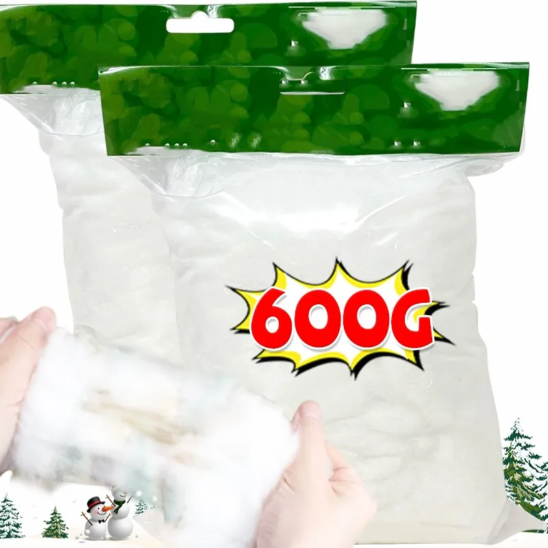 عيد الميلاد الاصطناعي وهمية الثلوج دمية حشو القطن عيد الميلاد وهمية حشو القطن لفصل الشتاء كرة الثلج القتال المشهد شجرة عيد الميلاد ديكور #1