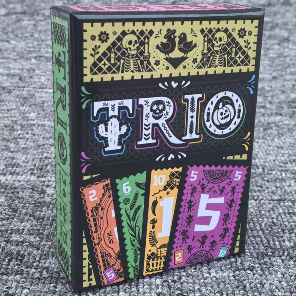 Strategic Card Board Game TRIO Fun For Family Friend Parties 3-6 Players All Ages Entertainment Toy view 5