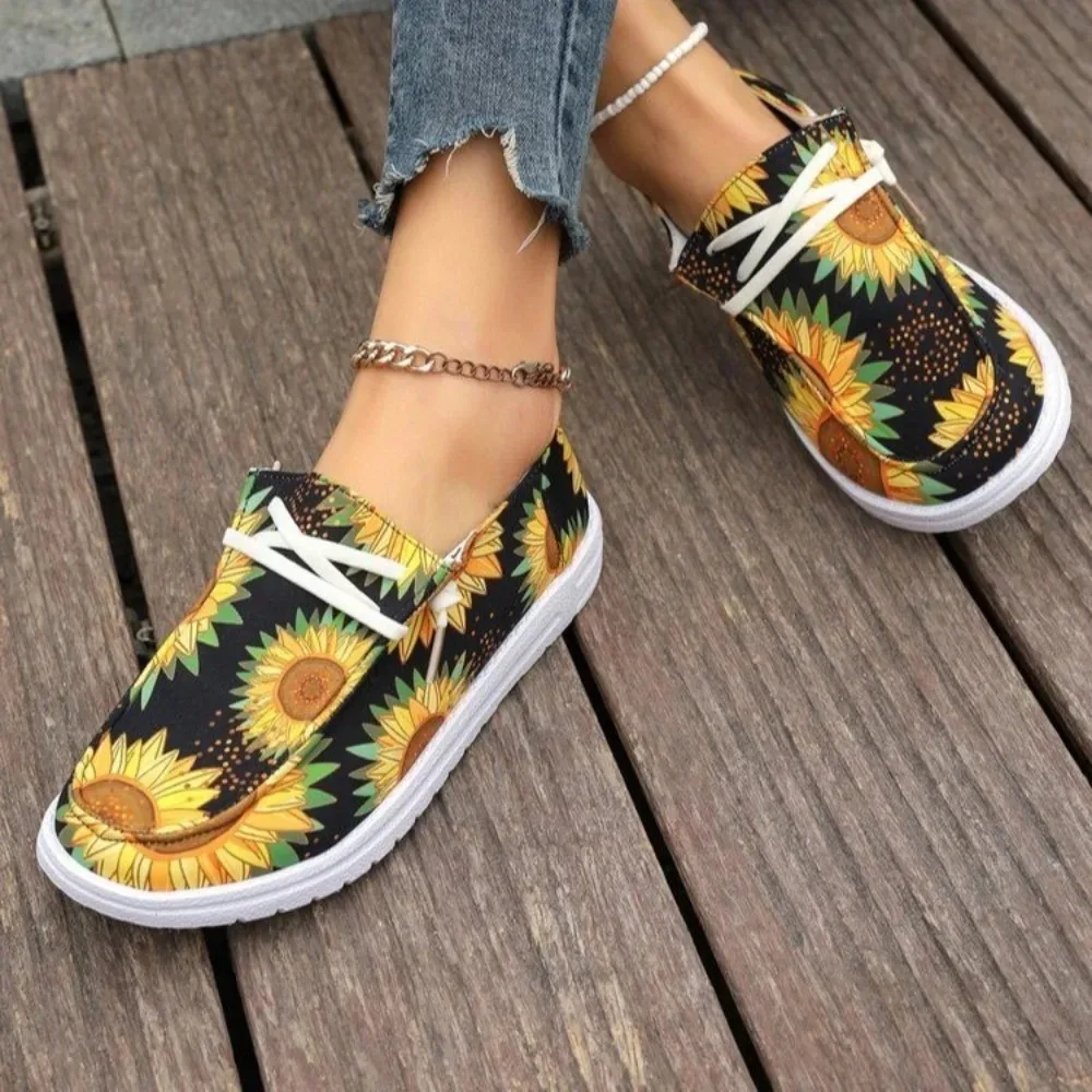 Zapatos de lona para Mujer, Zapatos deportivos de verano, zapatillas informales con plataforma, Zapatos transpirables para Mujer, calzado para