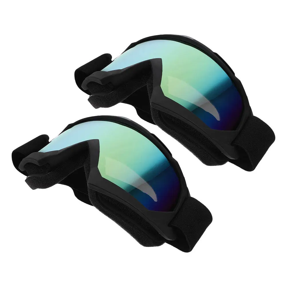 

2 пары защитных очков для активного отдыха, велоспорта, мотоциклов, квадроциклов, ветрозащитные, с прозрачными HD-линзами, защитные очки для глаз