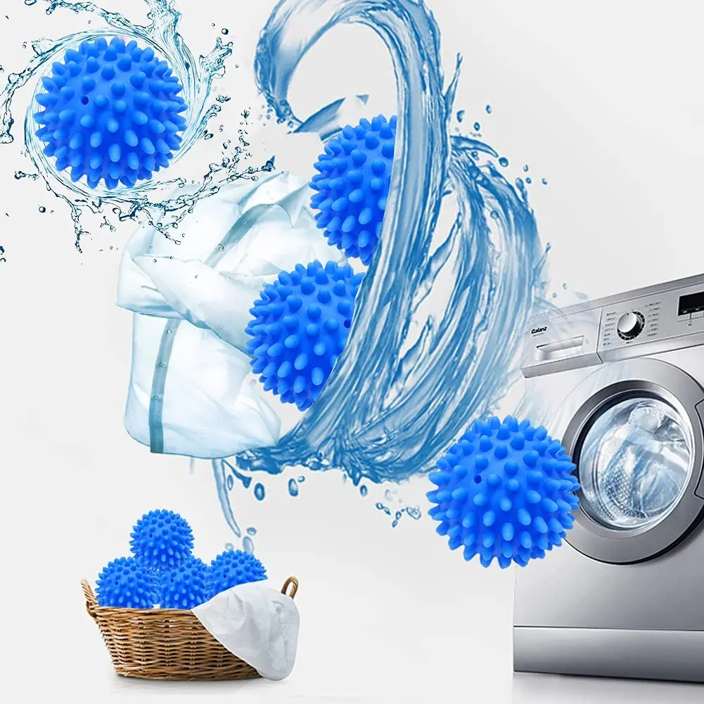 4/2/1pcs Reusable Dryer Balls Laundry Ball Household Washing Machine Fabric Softener Ball For Clothes Cleaning Drying Balls Tool