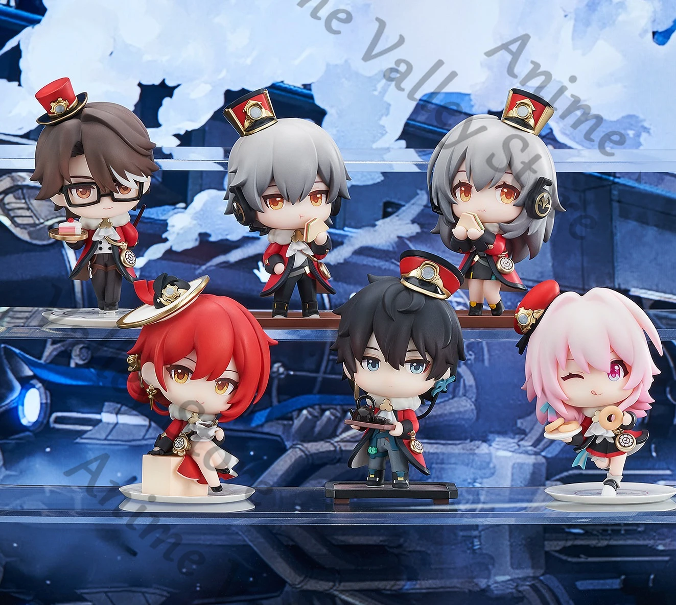 

Genuine Anime Honkai: Star Rail Dan Heng March 7th Welt Yang Cosplay Pvc Garage Kits Cartoon Figurine Model Desktop Ornament