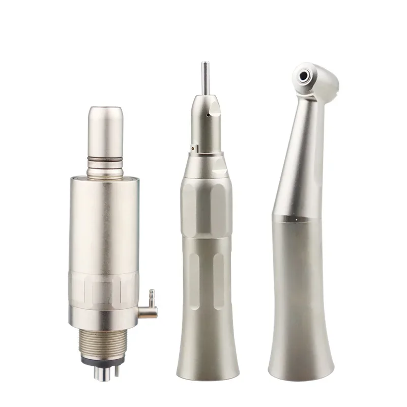 den tal Titanizing External Lowspeed Series Contra Angle Straight handpiece Airmotor Set High Quality