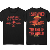 Streetwear Avenged Sevenfold Graphic Cotton T-shirt Unisex Men Women Summer Short Sleeve Fashion Top Casual Vintage Retro Tee Y2