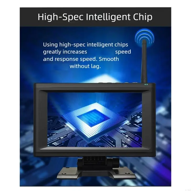 Radiowa kamera rezerwowa na energię słoneczną 1080P 720P Wyświetlacz z siedmioma stopami Nocturnalvision IP69K Nieprzepuszczalna