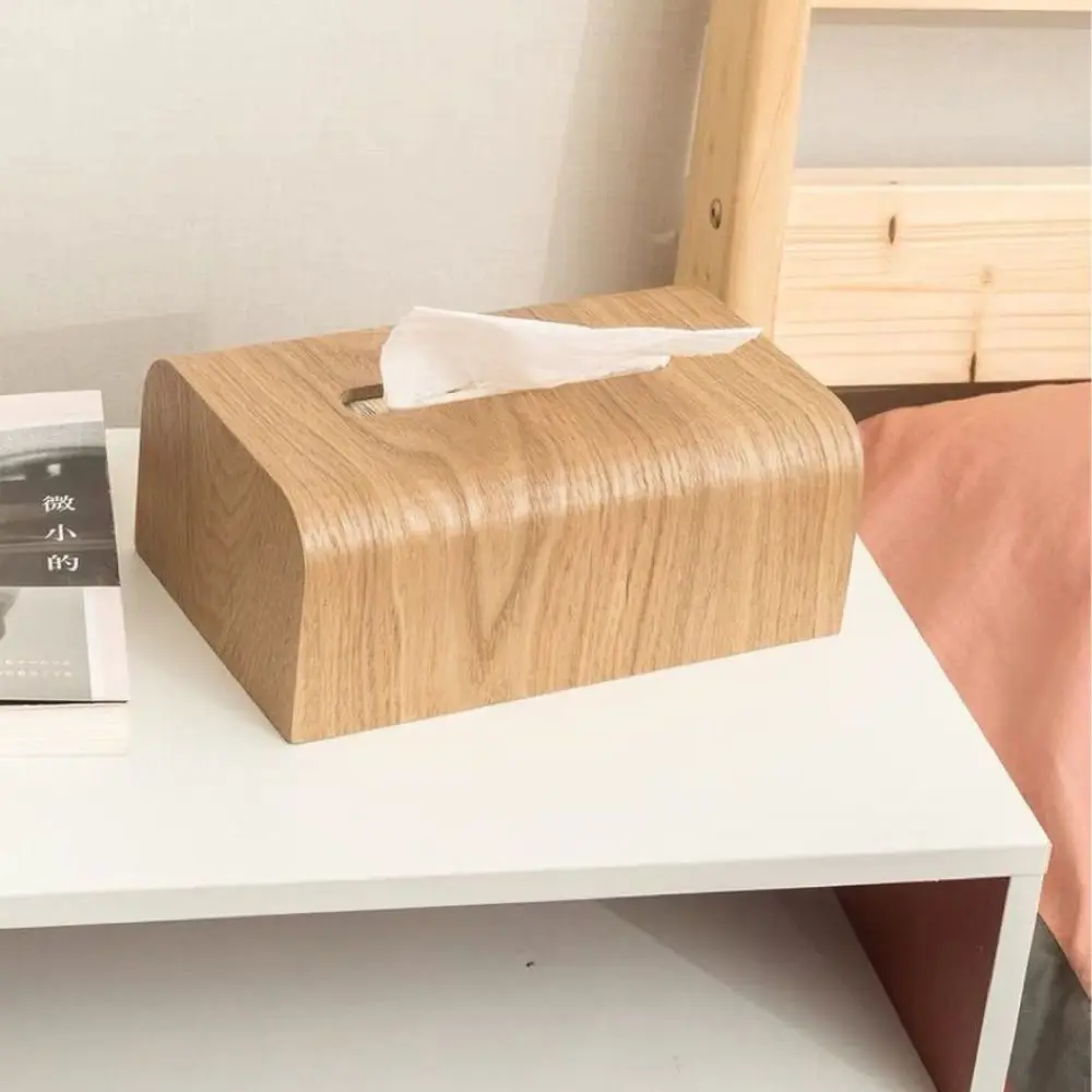 

Desktop Ornament Simple Solid Wood Tissue Box Drawer Design Smooth Surface Tissue Organizer Nordic Style Tissue Case Bathroom