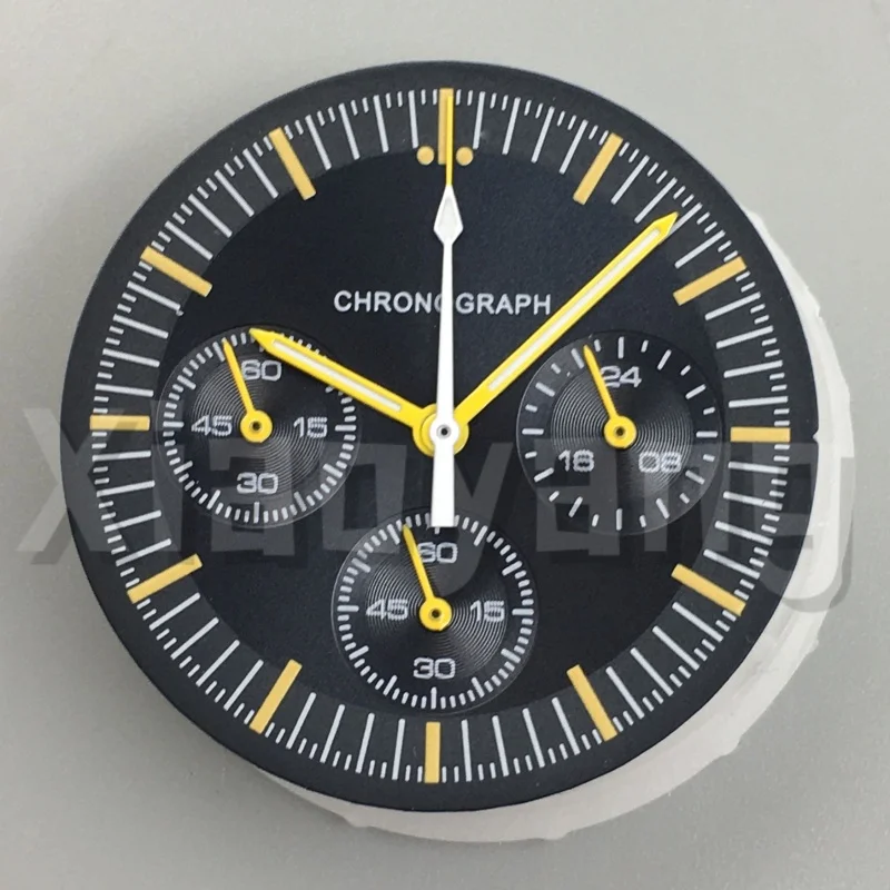 

Циферблат для часов VK63 Chronograph Moon, 31,5 мм, 6 стрелок, аксессуары для часов VK63, запасные части
