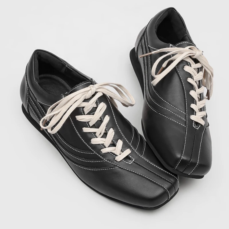 Autumn Diagonal Lace Up  Men Casual Shoe Are Lightweight Non Slip Comfortable Making Them A Fashionable Style for DailyCommuting