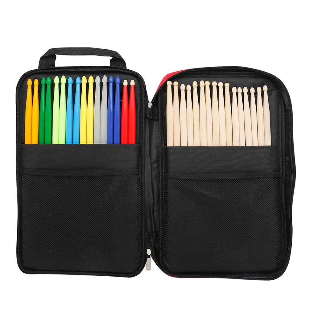 

Adjustable Shoulder Drum Stick Storage Bag Small Instrument Container Pouch Backpack Waterproof Durable Oxford Material Tote For