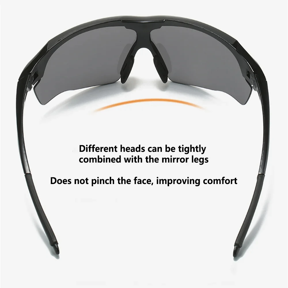 Outdoor Sport Riding Cycling Sunglasses UV400 Mountain for MTB Bike Bicycle Glasses Men Women Hiking Running Windproof