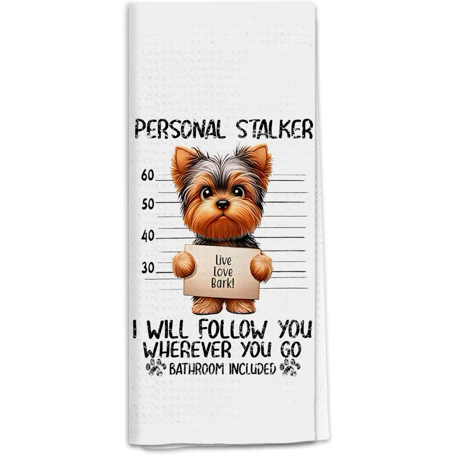 

Забавные полотенца для рук Yorkie для ванной комнаты Подарки Yorkie Подарки Yorkie для мамы Yorkie Подарки йоркширского терьера Подарки для ванной комнаты Hand To