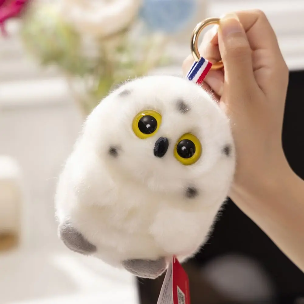 Porte-Clés en Peluche de 13cm, Pendentif Hamster, Lapin, Beurre, Écoléphant, Cochon, Vache, Sceau