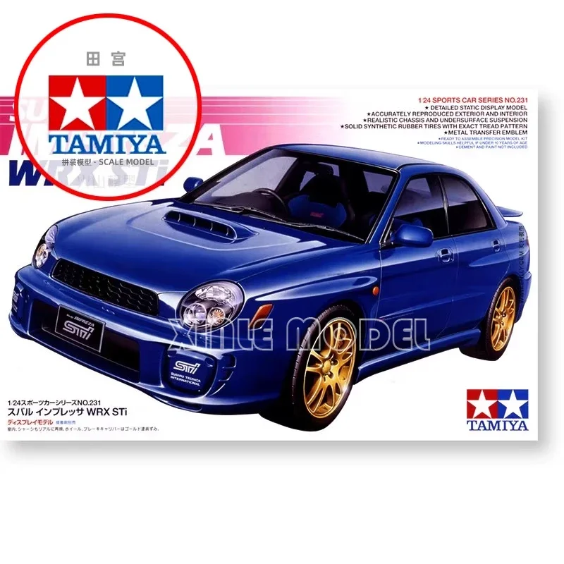

TAMIYA model car building kits 24231 WRX STI racing special version 1/24 Plastic Toy DIy Kit