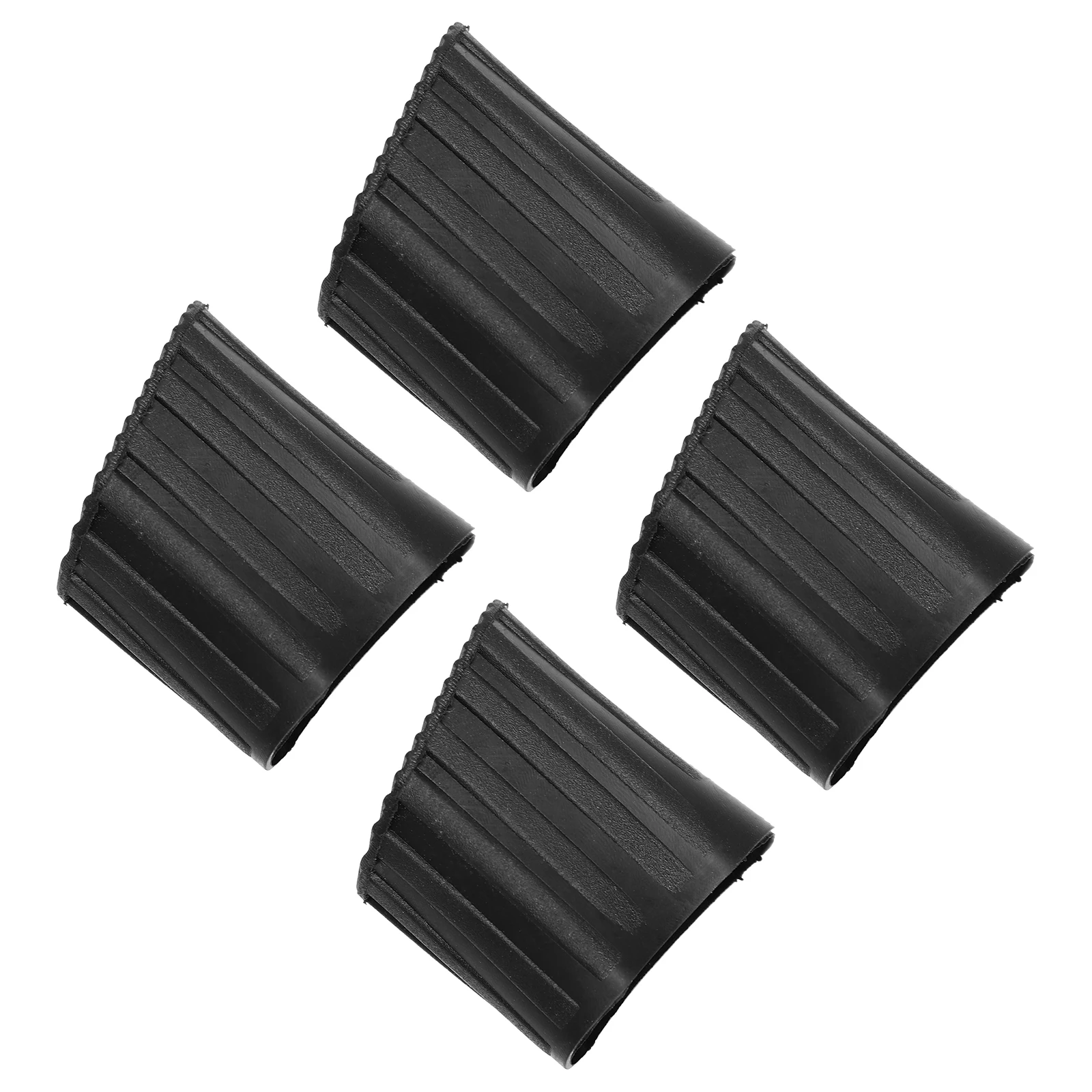 

4pcs D Type 2 5x4 3cm Non Slip Ladder Feet Protector Pads Foldable Ladder Rubber Covers Anti Skid Construction Tools Parts