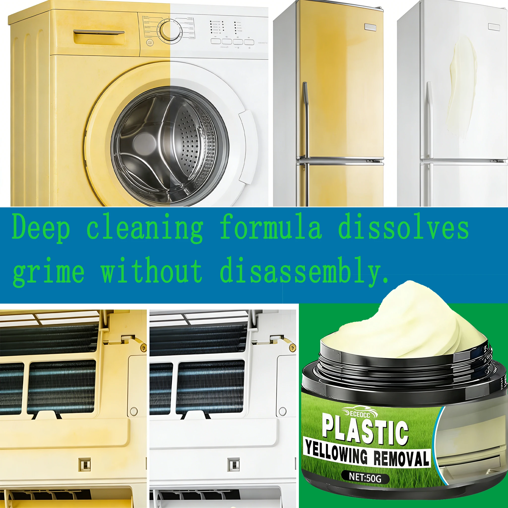 Home Plastic Revitalizing Coating Agent Long Lasting Plastic Restorer for Household Plastic Surface Brightening Repair
