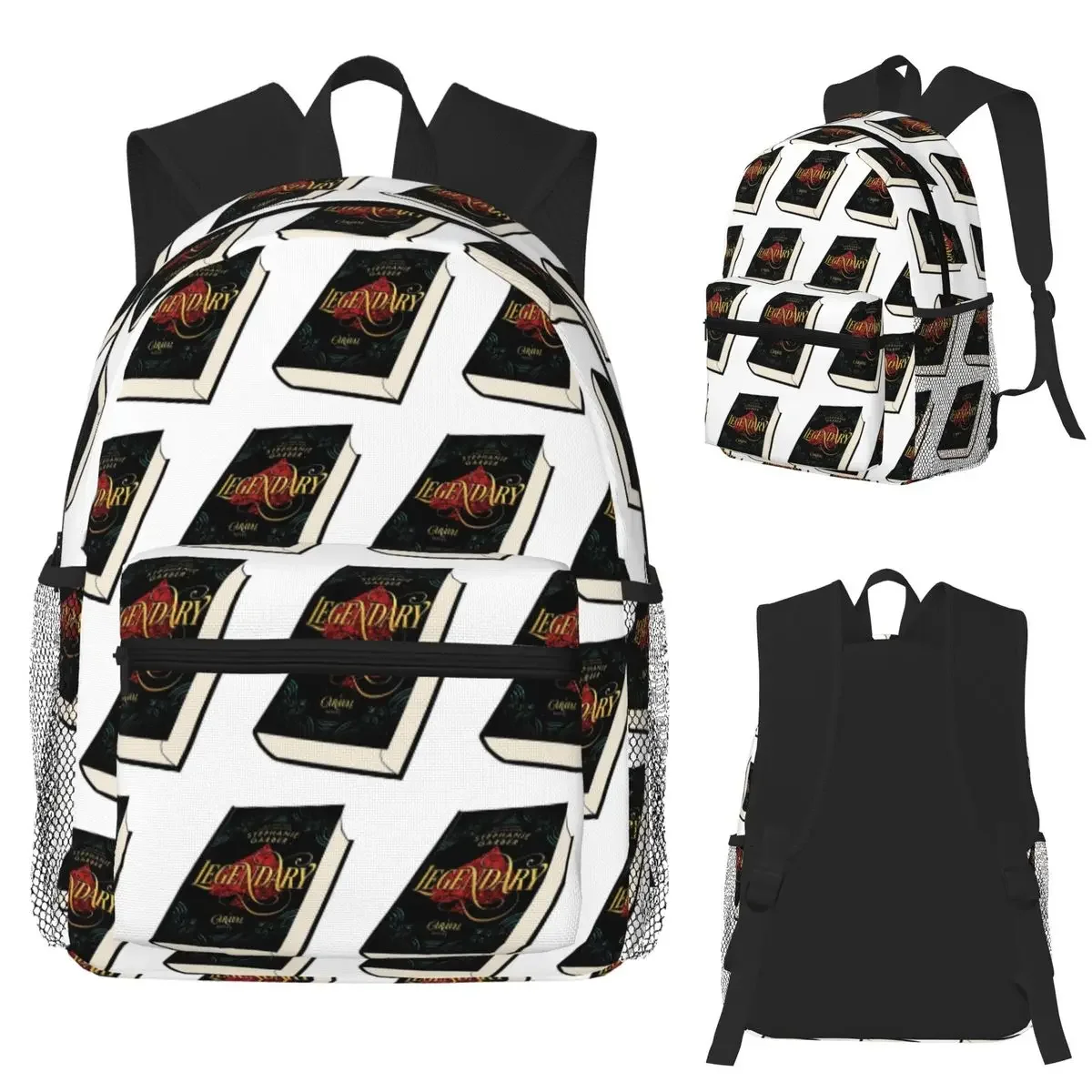 

Легендарный студенческий рюкзак Stephanie Garber Book, школьная сумка, походный дорожный рюкзак для мальчиков и девочек, сумка для книг, сумки на плечо