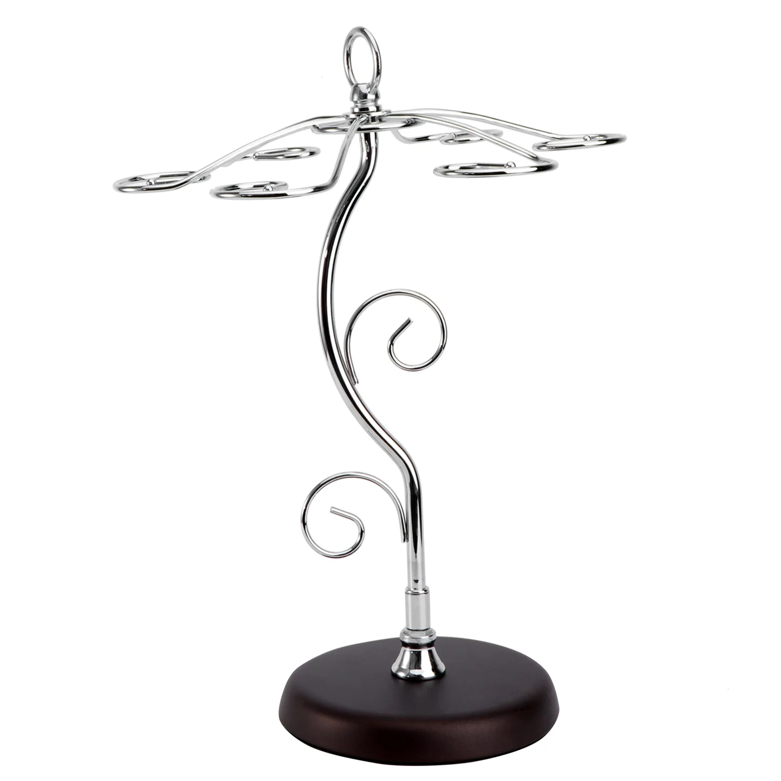 

Glass Rack Goblet Holder Simple Wrought Iron Stylish Display Shelf Draining Design Decorative Multi Scene Placement Home