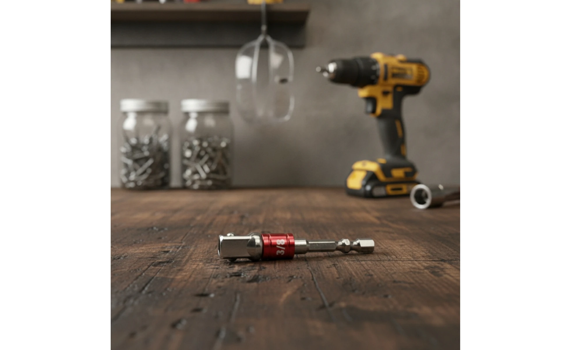 Adjustable Socket Wrench Adapter Universal Socket Adapter with Extension Shank Tool Knurled Self-Adjusting for Mechanics Adjustable Socket Wrench Adapter Universal Socket Adapter with Extension Shank Tool Knurled Self-Adjusting for Mechanics
