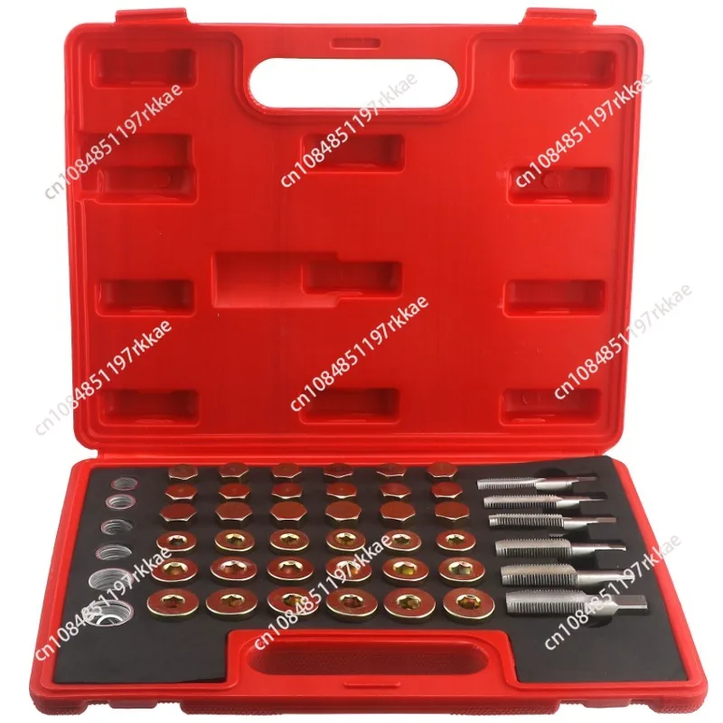 Oil Pan Thread Repair Kit High Performance Universal Premium Sump Gearbox Drain Plug Tool Set Automotive Rethreading Tools