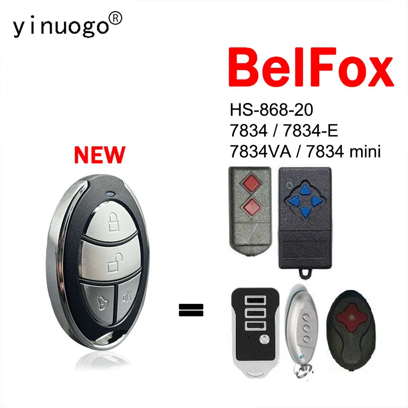 BelFox 7834 7834-E 7834VA 7834 mini HS-868-20 Garage Door Remote Control 868MHz Garage Door Opener Clone Belfox Remote Control