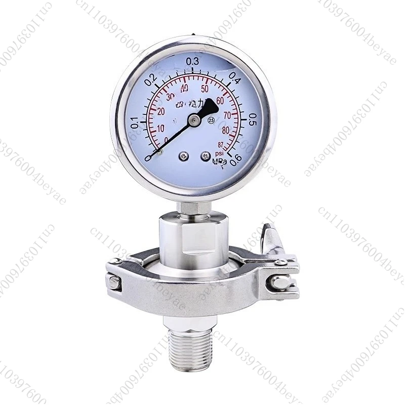 Diaphragm pressure gauge matching 38 50.5 64 1.5 inch 2 inch gasket base