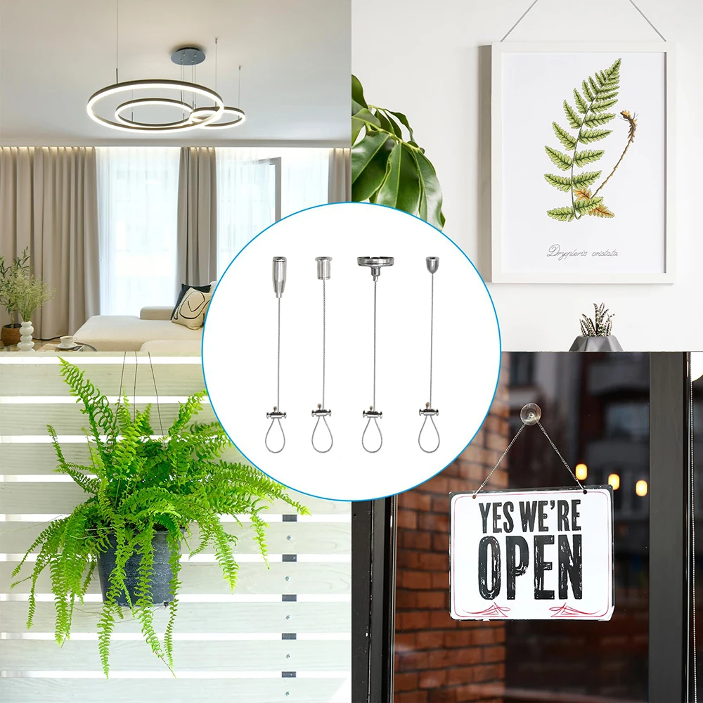 Picture 7: Steel Cable Suspension Kit, Ceiling Suspension System, 1.5mm Stainless Steel Wire Rope for Hanging Billboards/Pictures