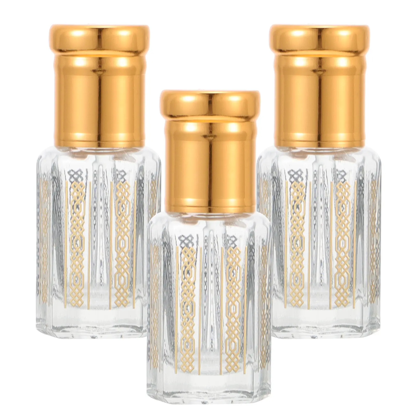 

Набор из 6 стеклянных роликовых флаконов: портативные пустые емкости для эфирных и ароматических масел, компактный дизайн