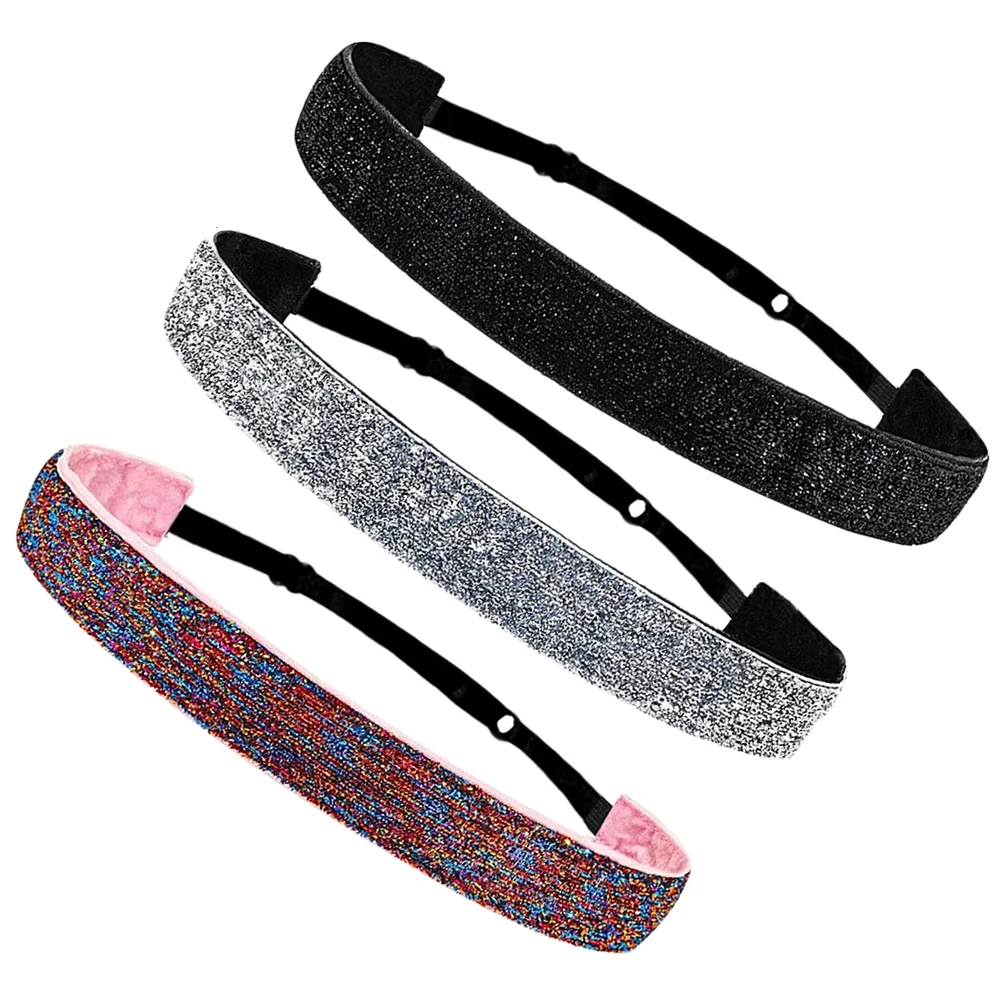 3 Pcs Mini Yoga Headband Women's Headbands Running for Womens Hair Nets Sleeping Girls