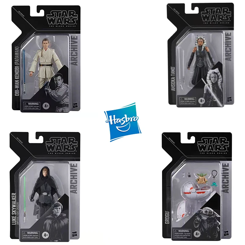 

Hasbro Star Wars The Black Series Archives Grogu Ahsoka Luke Skywalker Obi-Wan Action Figure Model Gift Toy Collection for Kids